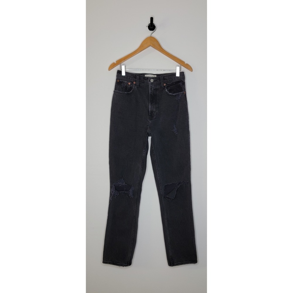 Abercrombie & Fitch Curve Love The 90's Straight Ultra High Rise Size 26/2